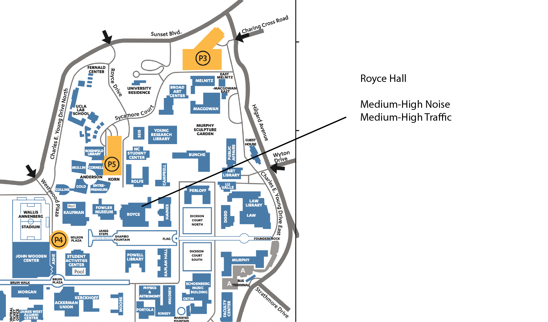 UCLA Campus Map