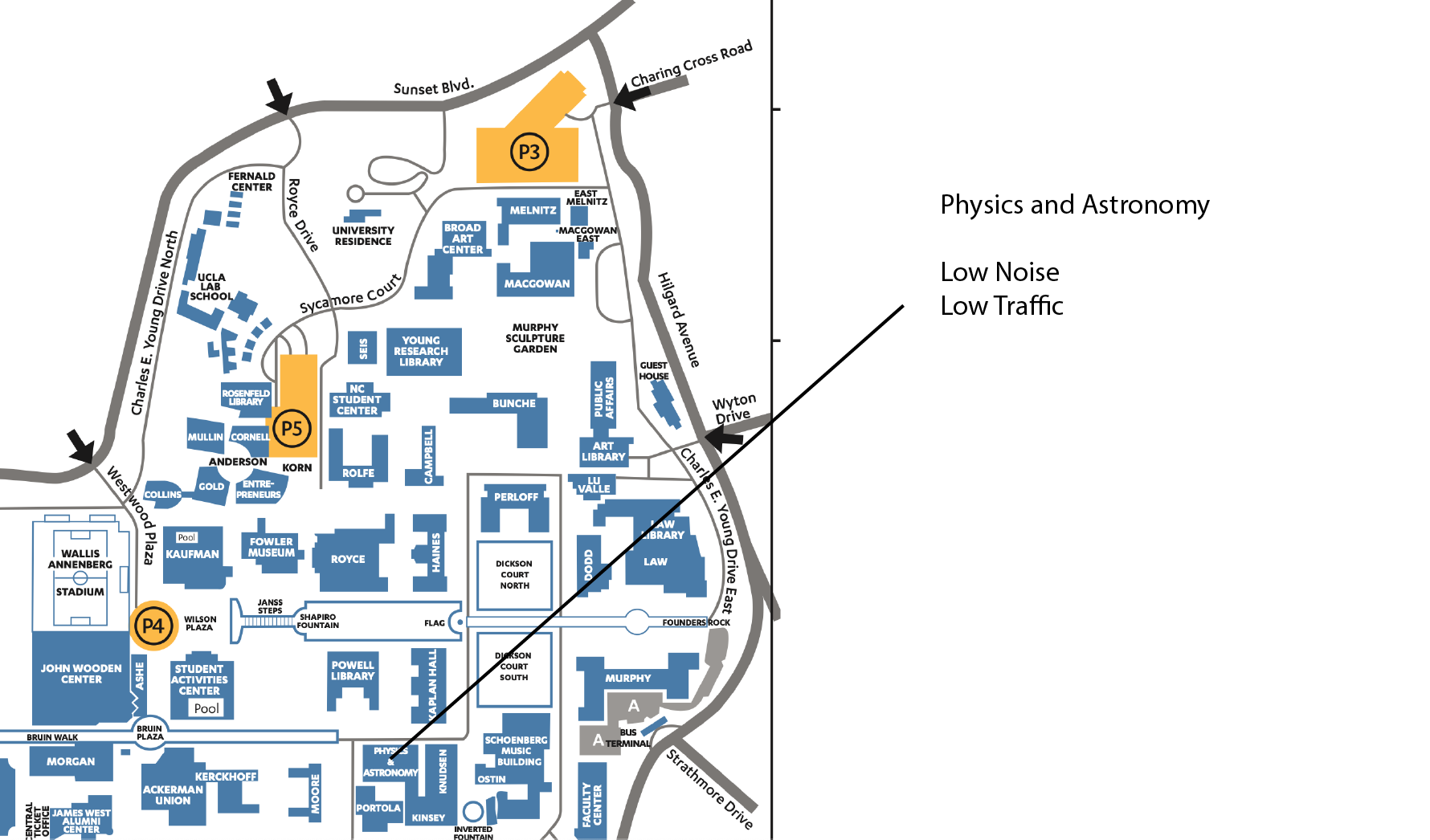 UCLA Campus Map