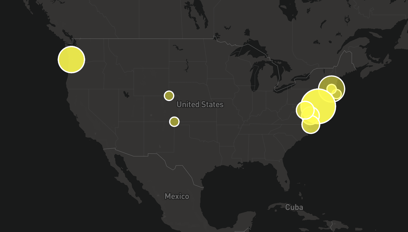 Federal judge appointment map